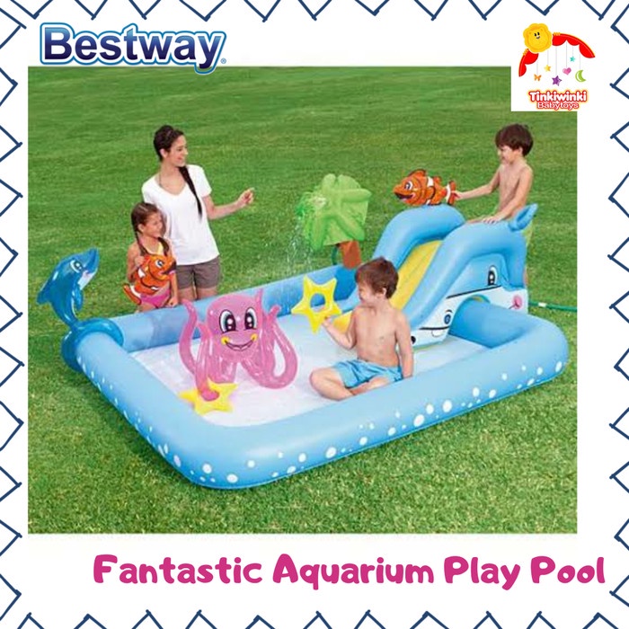 Jual Bestway Fantastic Aquarium Play Pool Kolam Renang Anak Terlariss