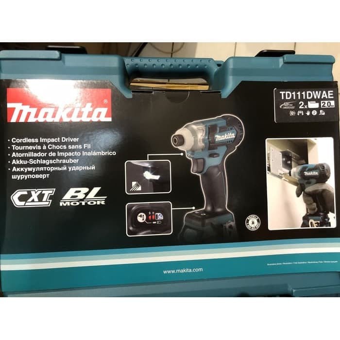 Jual Makita Td Dwae Td Mesin Impact Driver Cordless Brushless Obeng Skrup Baterai V