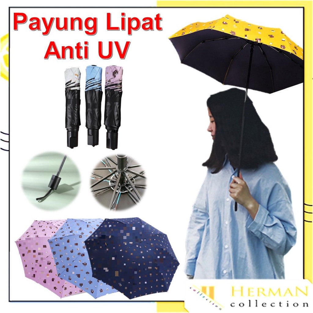 Jual Hc Payung Lipat Motif Bear Payung Magic Anti Uv Folding Umbrella Karakter Beruang Payung