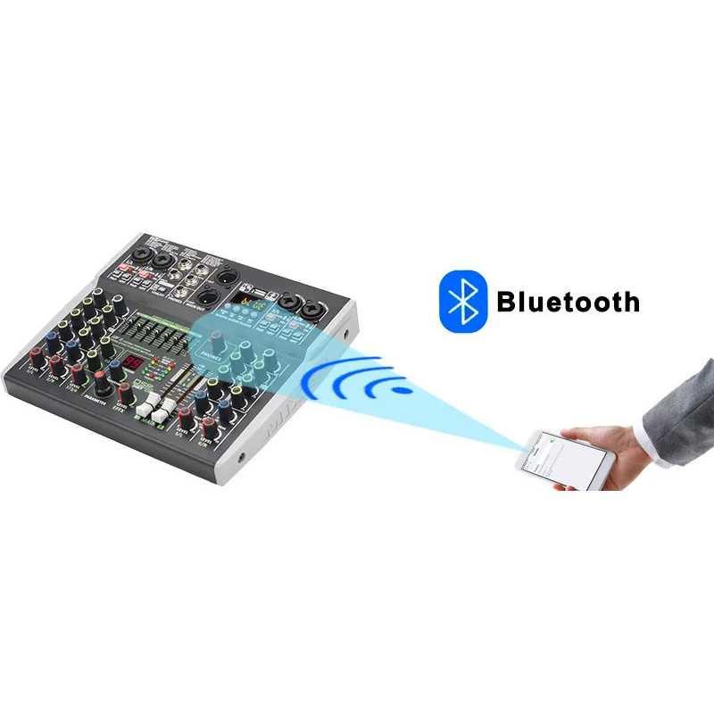 Jual Lomeho Mixer Audio Professional Dsp 99 Effects Bluetooth Usb 6 ...