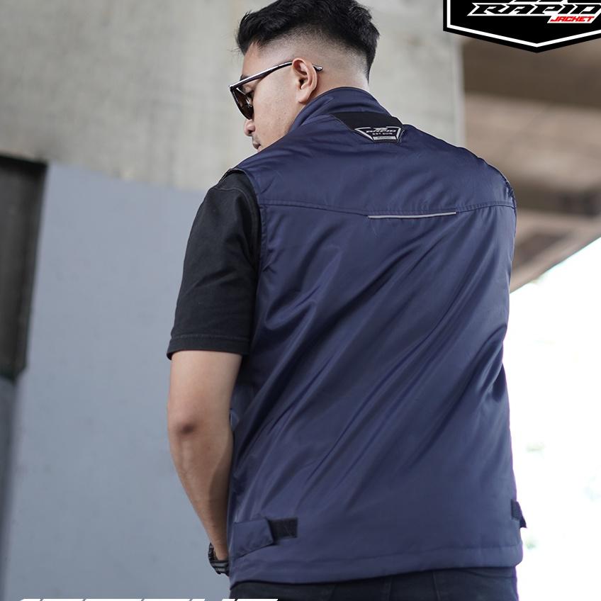 Jual Rompi Motor Pria Touring Anti Angin Rapid Armour Tahan Angin ...