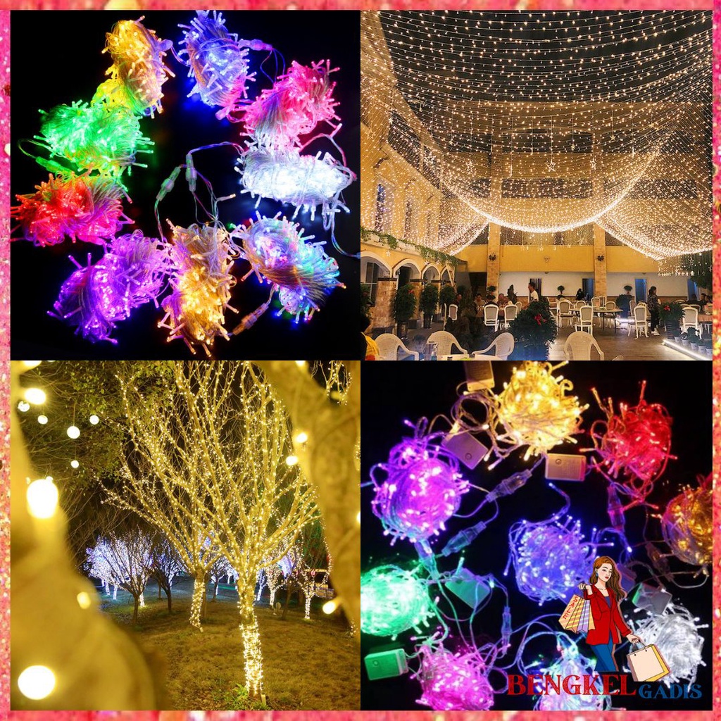Jual BG Lampu Tumblr 100 Led 10 Meter Kemasan Plastik Tumblr Light LED ...