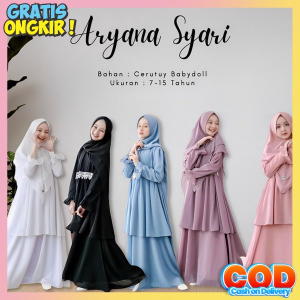 Jual Terbaru 2024 Ghamis Baju Ngaji Tpa Gammis Ank Perempuan Lucu Buju ...