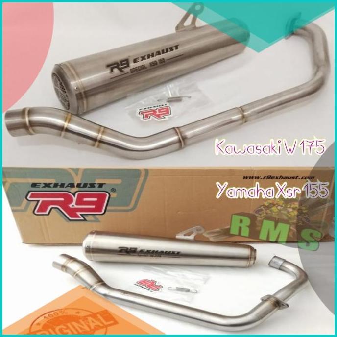 Jual Knalpot R9 XSR 155 / W 175 Retro Series Special Edition Original ...