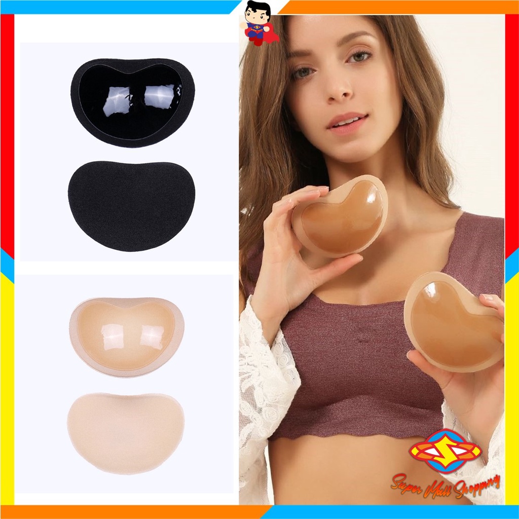 Jual Sms Bra Pad Push Up Tempel Tambahan Pads Foam Dan Silicone Busa Bh