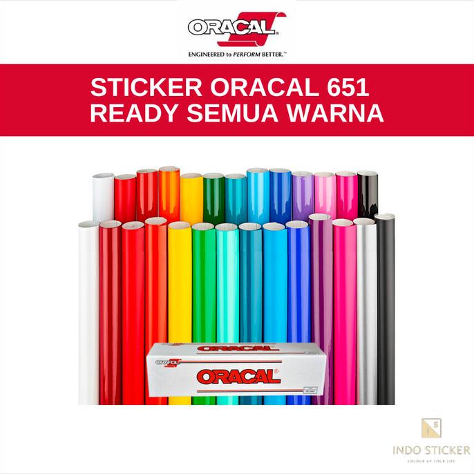 Jual Stiker Sticker Oracal 651 Skotlet Warna 1 Meter Shopee Indonesia