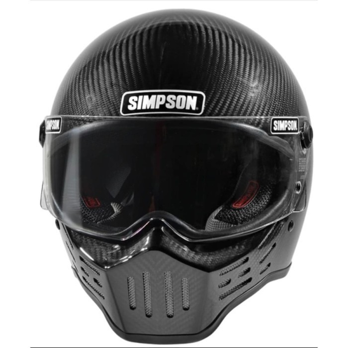 Jual [New] Simpson M30 Carbon Helm Full Face Helm Motor Helm Ringan ...
