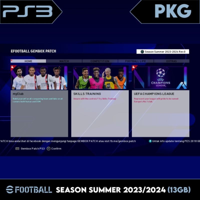 Jual [limited Quality] Gembox Efootball 2024 Pes 2024 Ps3 Cfw Hen