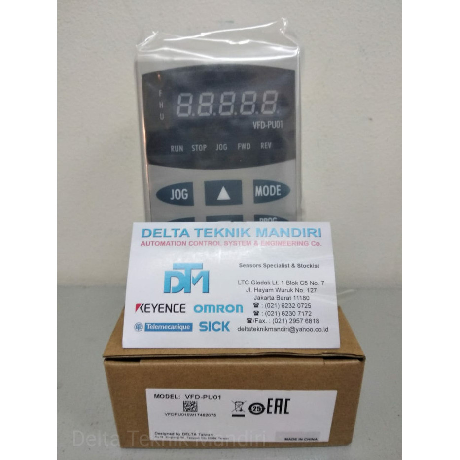 Jual [New Ori] Keypad Inverter Delta Type Vfd-Pu01 Vfd-B Berkualitas ...