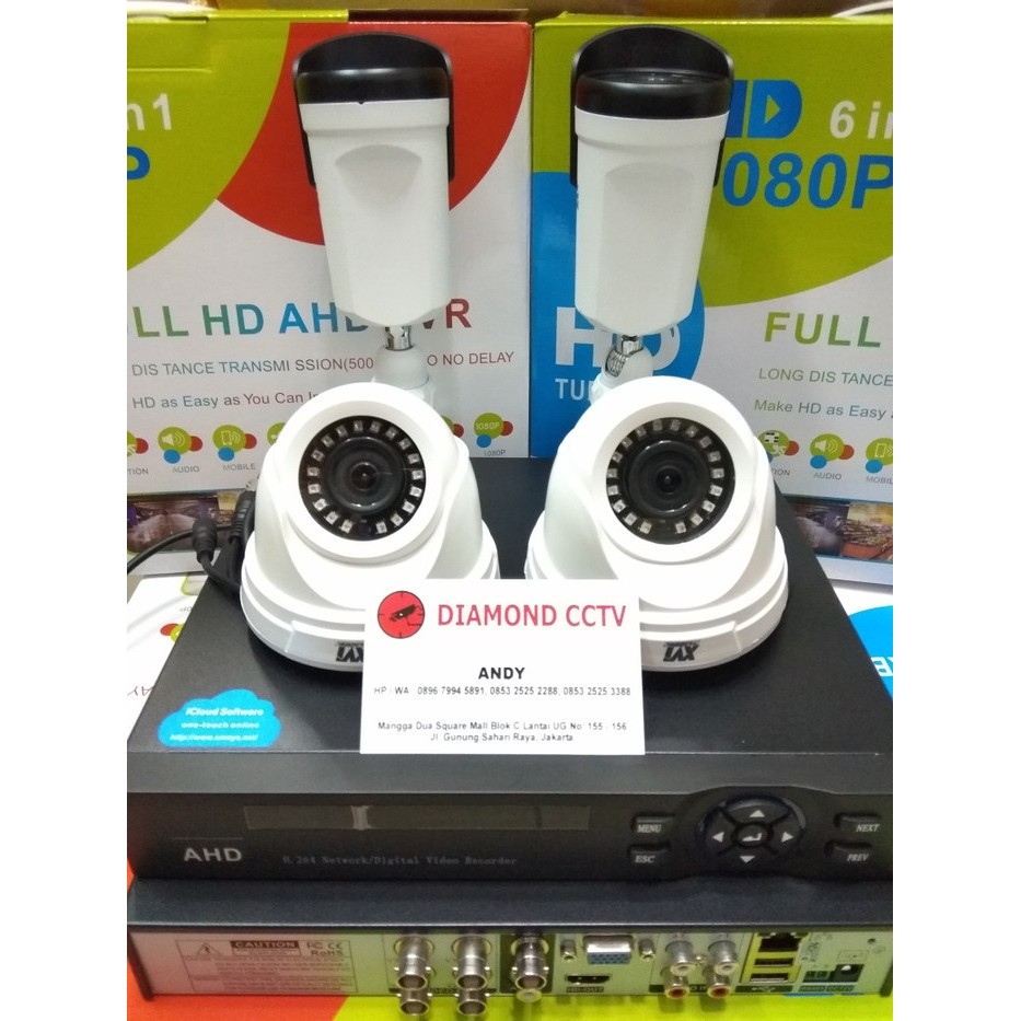 Jual New!! Paket Cctv 4 CH 3 Mega Pixel Komplit HDD 1000 GB | Shopee ...