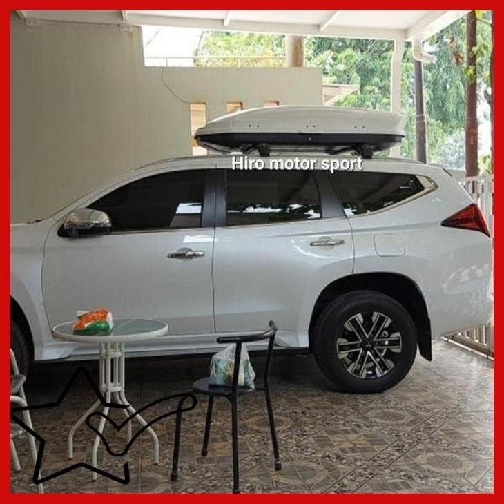 Jual Hmb Roof Box Komplit Cross Bar All New Pajero Fortuner Rush Shopee Indonesia