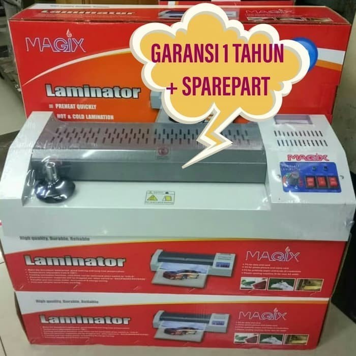 Jual Mesin Laminating A3 Type 330 Magix Laminator Laminasi Doff Glossy ...