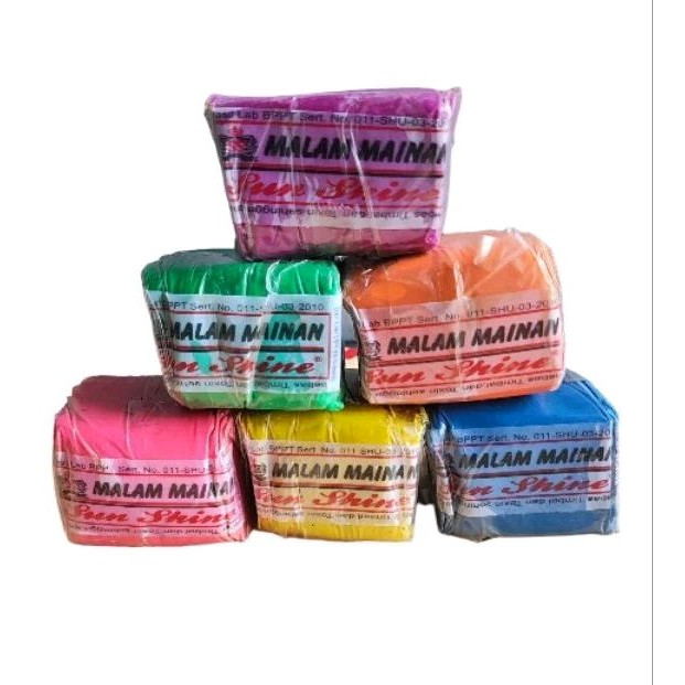Jual Lilin Mainan BESAR 1 warna/ Malam/ Playdough / Modelling clay 1 ...