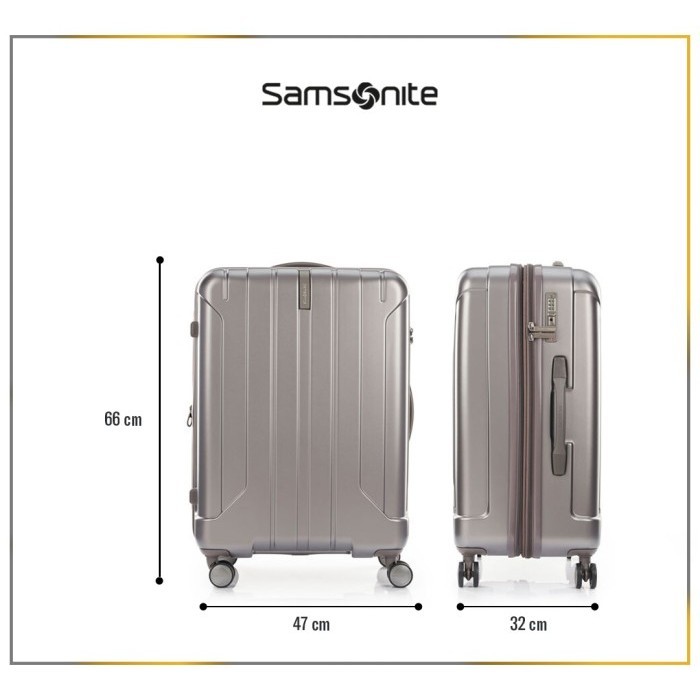 Jual Samsonite Koper Hardcase Niar Medium 24 inch New Lock - Matt ...