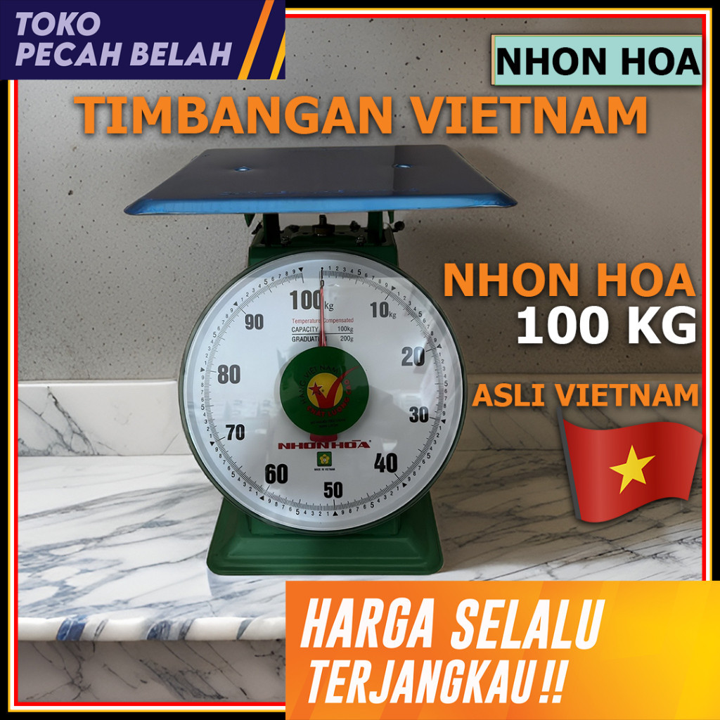 Jual Timbangan Duduk Timbangan Buah Jarum Nhon Hoa 100 Kg Nong Hoa Timbangan Vietnam 100kg 9112