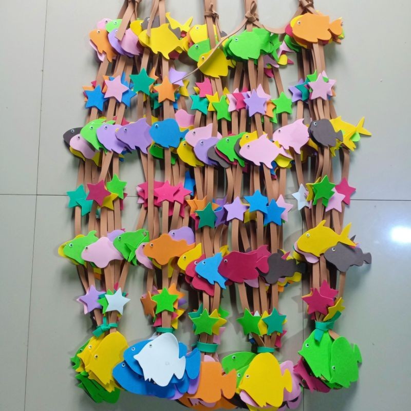 Jual (1 Helai) Hiasan Gantung Kelas IKAN dekorasi gantungan Jendela