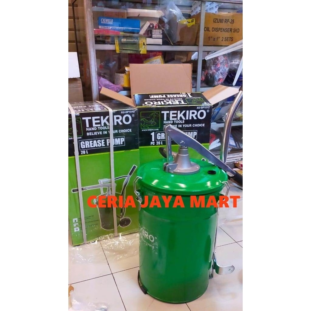 Jual Tekiro Grease Pump Manual 20L Pompa Gemuk Tekiro 20 Liter Hand