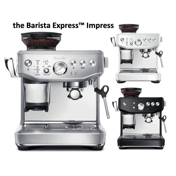 Jual Breville The Barista Express Impress Bes876 Coffee Machine ...