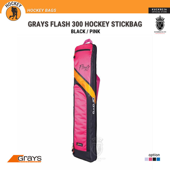 Sac à Bâtons De Hockey GRAYS G75 Stickbag - Noir, Taille Unique, Poche étanche, Rangement équipement
