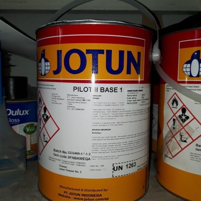 Jual Jotun Pilot Ii 5 Liter - Ral 1013 Oyster White / Cat Alkyd ...