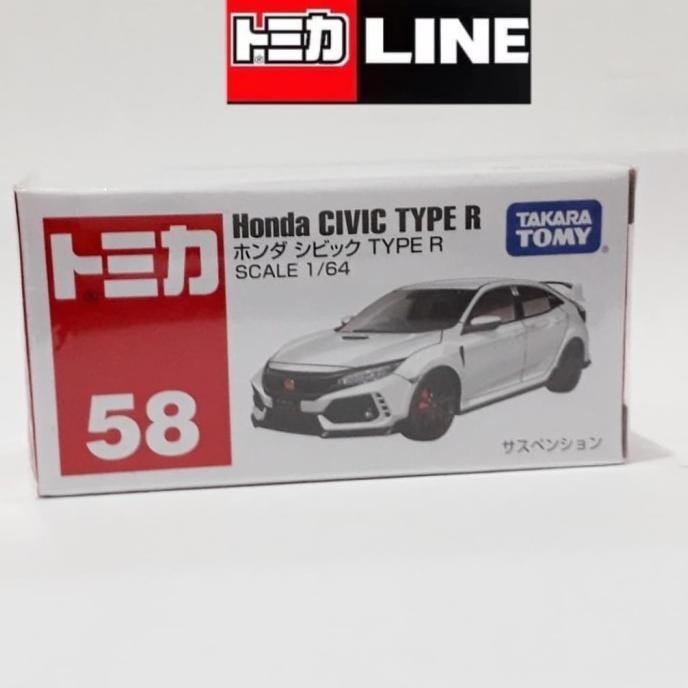 Jual TAKARA TOMY TOMICA 058- HONDA CIVIC TYPE R (WHITE) | Shopee Indonesia