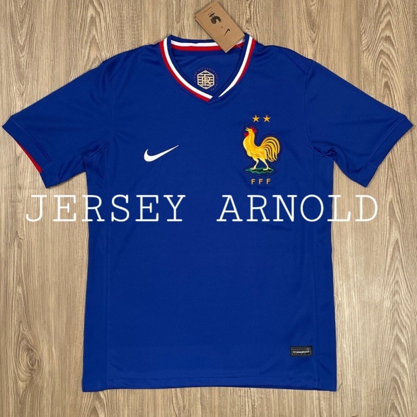 Jual Jersey Prancis Home Musim 24 25 2024 2025 Go Grade Ori Thailand