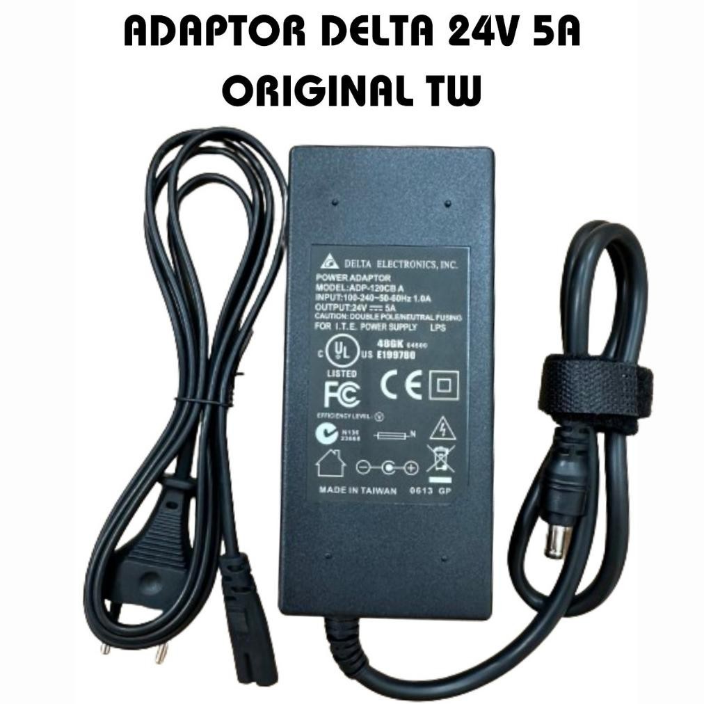 Jual Adaptor 24V 5A Power Sup 24V 5A Tw Original 24V 5Ampere FullA ...