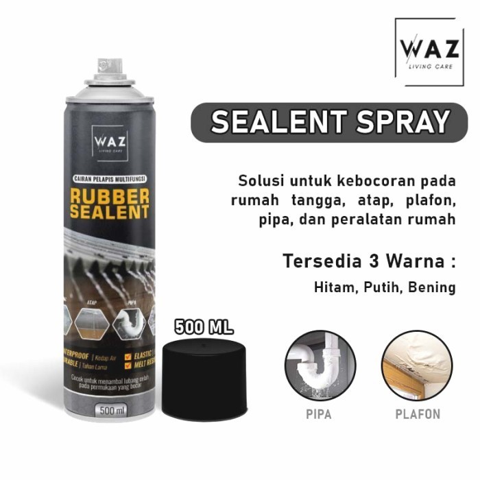 Jual Waz Rubber Sealent Spray Spray Ajaib Anti Bocor 500 Ml Shopee Indonesia 5386