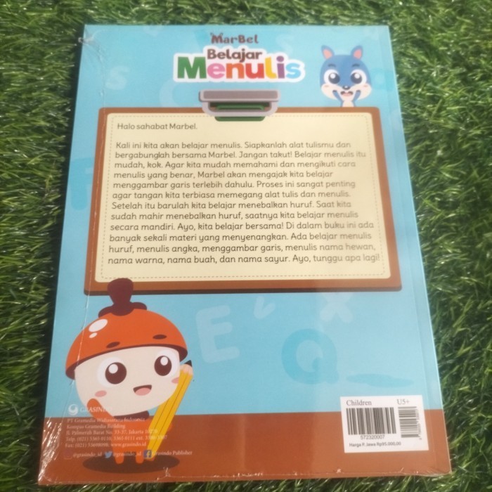 Jual BUKU MARBEL BELAJAR MENULIS HURUF ANGKA BENDA -18f | Shopee Indonesia