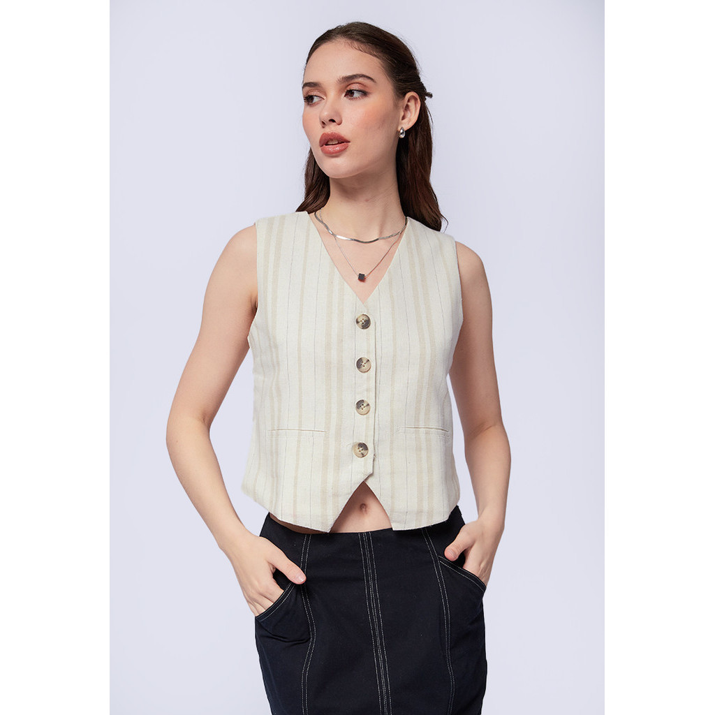 トップス Cording Embroidery Vest - ecru Cording Embroidery Vest - ecru