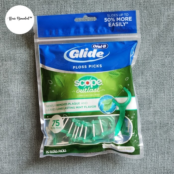 Jual ORAL B GLIDE SCOPE FLOSS PICKS / ORAL B BENANG GIGI / DENTAL FLOSS ...