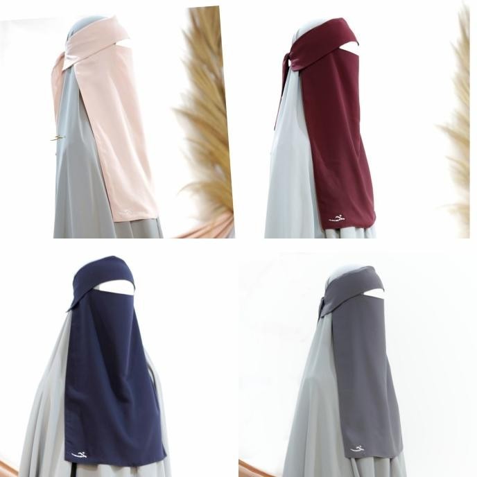 Jual Naila Flap Niqab Color - Niqab Warna - Khadijah Indonesia # ...