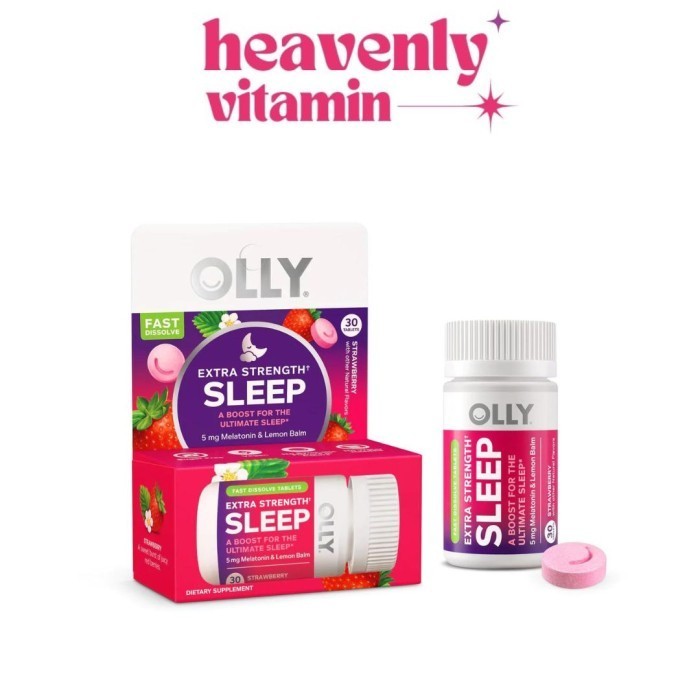 Jual Olly Fast Dissolve Extra Strength Sleep - 30 Tablets- Original ...