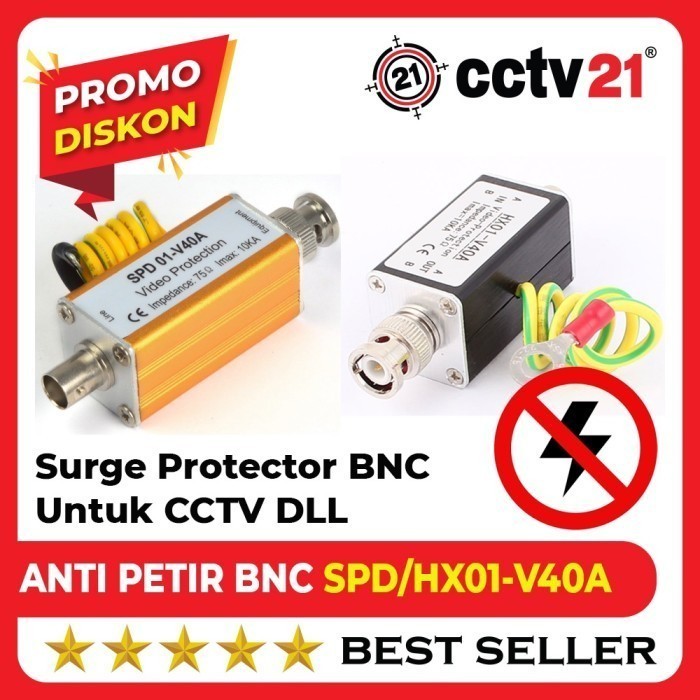 24V BNC Surge Protector For Analog Cameras - Lightning Protection Device With Multi-Level Security & Fast Response