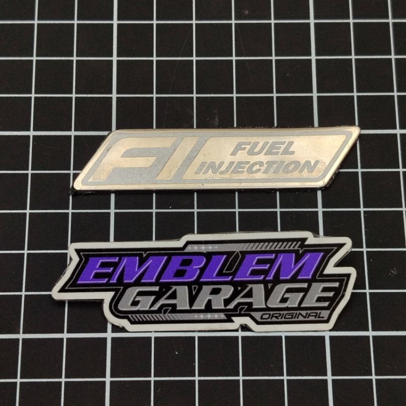 Jual Emblem FI FUEL INJECTION Stainless | Shopee Indonesia