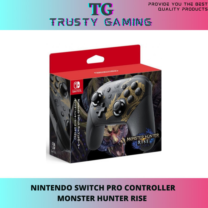 Jual Monster Hunter Rise Nintendo Switch Pro Wireless Controller Stick ...