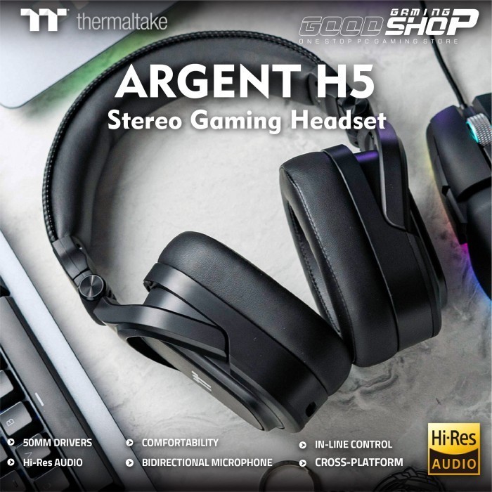 Jual Thermaltake Argent H5 / H-5 Stereo - Gaming Headset | Shopee Indonesia