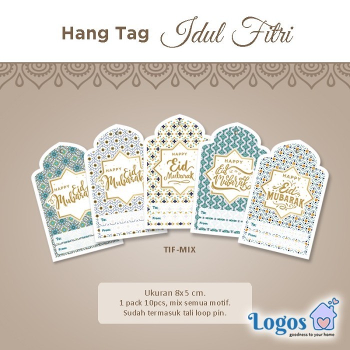 Jual Terbaru Hang Tag Ucapan Selamat Hari Raya Idul Fitri Surat Lebaran ...