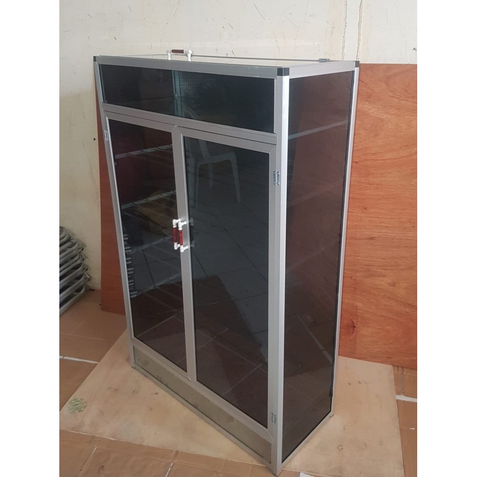 Jual Rak Sepatu Sandal Aluminium Kaca Pintu Shopee Indonesia