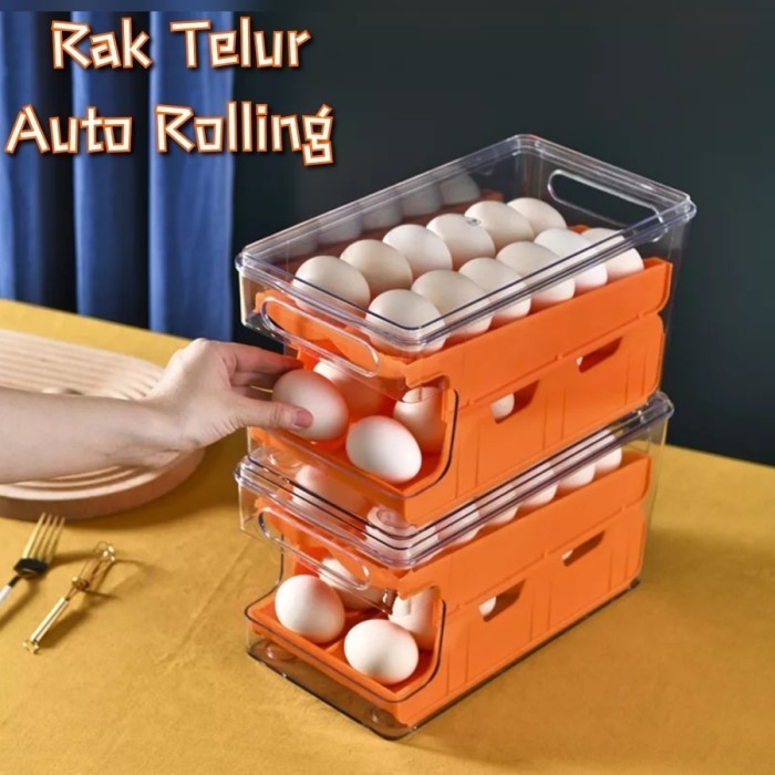 Jual EGG STORAGE RAK CONTAINER KOTAK BOX TEMPAT PENYIMPANAN TELUR TELOR ...