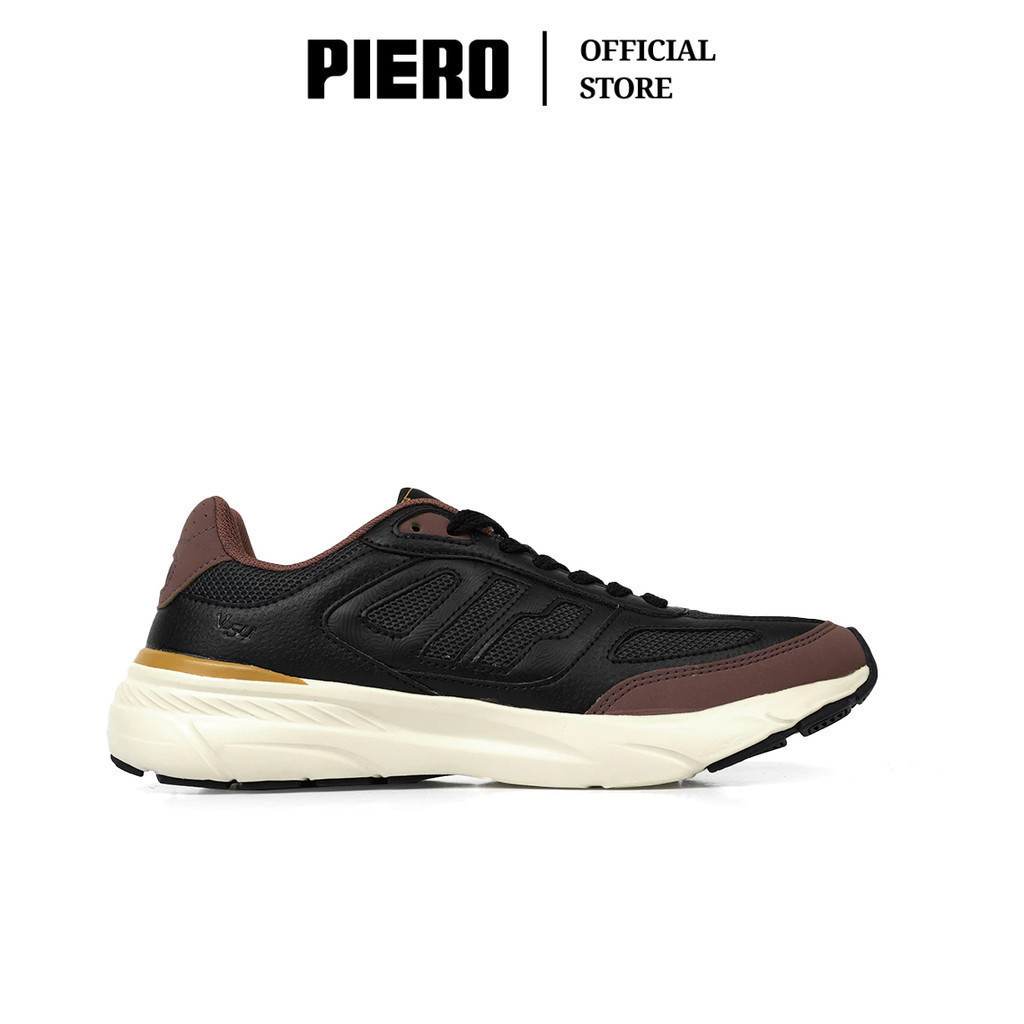 Jual PIERO SEPATU SNEAKERS PRIA JOGGER V54 CNY BLACK DARK GREY OFF ...