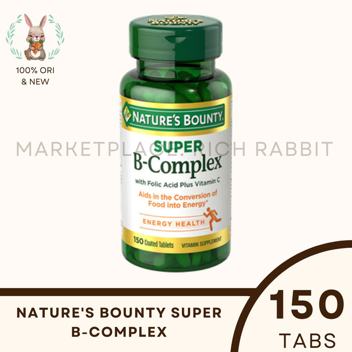 Jual Nature'S Bounty Vitamin Super B Complex Super Vitamins Immune ...