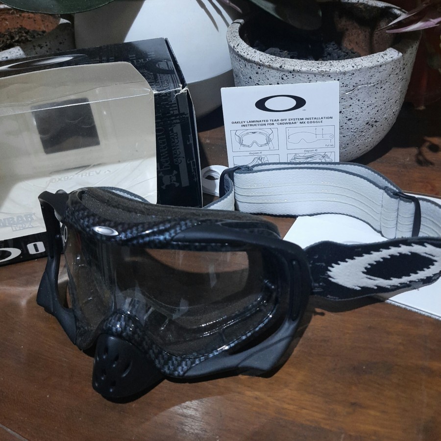 バイクウェア・装備 OAKLEY Crowbar True carbon Fiber w/clear OAKLEY Crowbar True carbon Fiber w/clear
