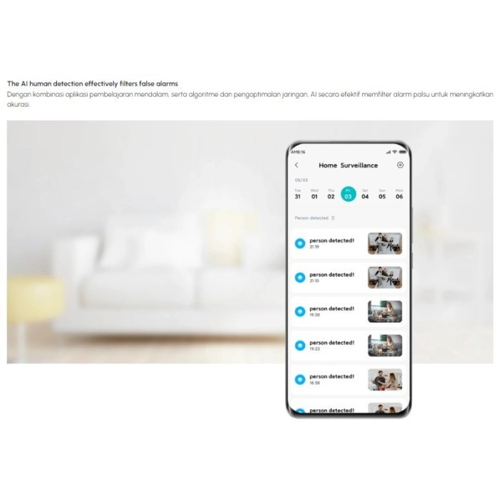 Jual Xiaomi Cctv 2K Pro Mi Home Security Camera 360 Alt Yi Dome Ezviz ...