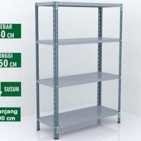Jual Diskon Rak Besi 100X40X150 4 Susun Skilltrip | Shopee Indonesia