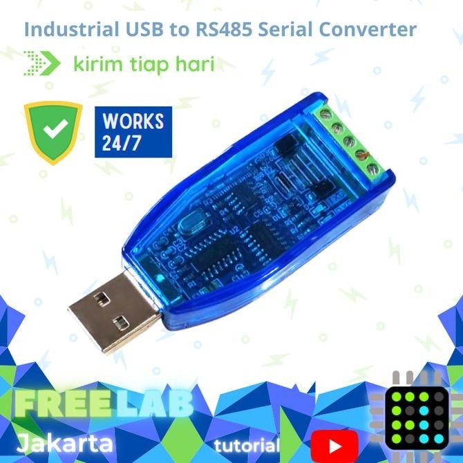 Jual Serial UART USB to RS485 RS-485 Adapter Converter w Circuit ...