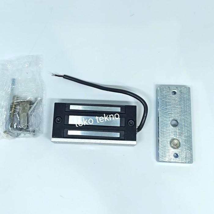 Jual Mini Em Lock Magnetic Lock Door 60Kg / 100Lbs | Mini Emlock 100Lbs ...