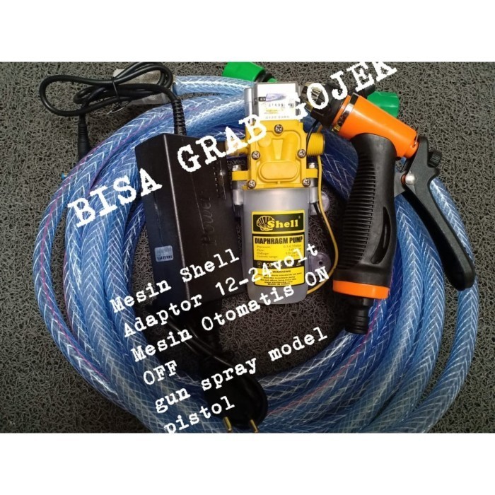 Jual Paket Lengkap Pompa Air DC 12Volt Shell sprayer Pistol | Shopee ...