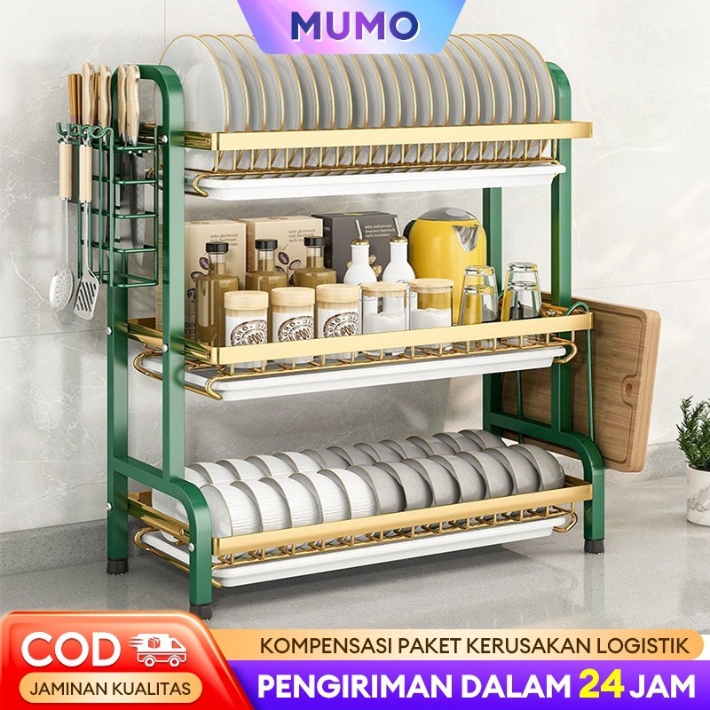 Jual Rak Gering Piring Rak Piring Wastafel Rak Piring Stainless Steel ...