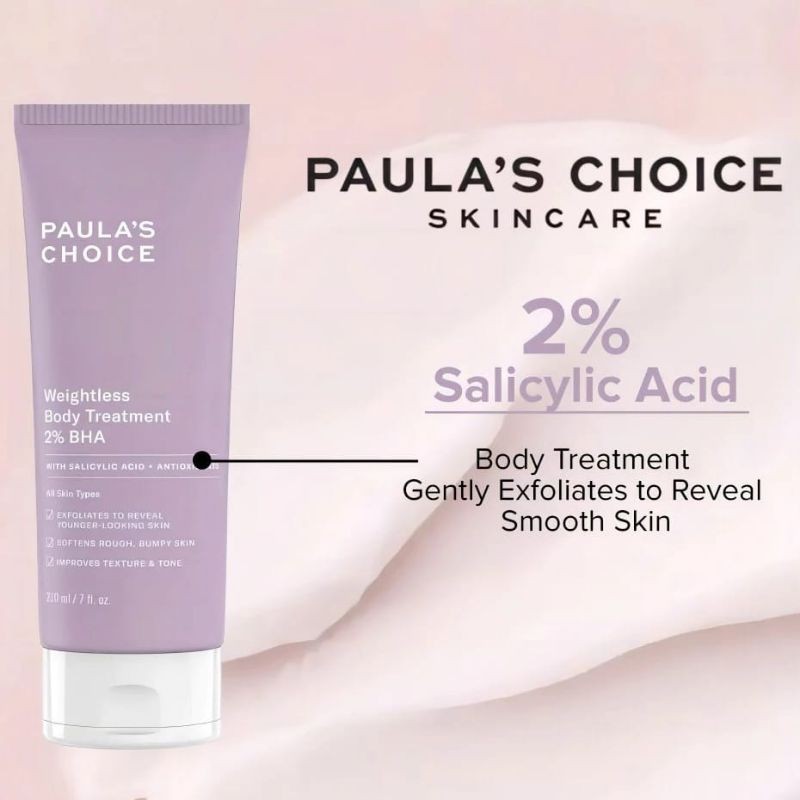 Jual PAULA'S CHOICE Weightless Body Treatment BHA 2% | Shopee Indonesia